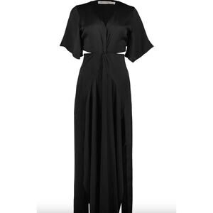 Bishop + Young Harper Cutout Maxi Dress Black Noir Women’s Size S